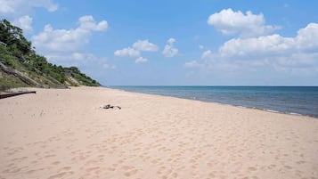 On the beach