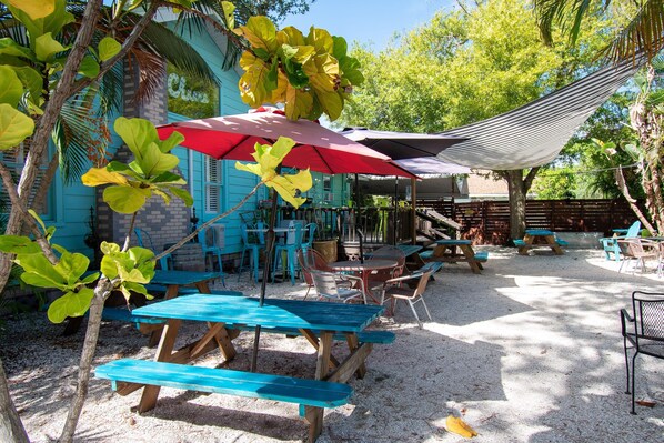 Condo, 2 Queen Beds (Ledoux Carre' #1) | Outdoor dining - Casa Al Mare #1 (Gulfport)