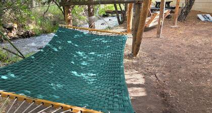 Unit 9 at the Cedaredge Lodge: Creekside Comfort with a Touch of Mountain Magic.