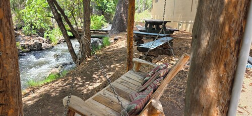 Snuggle In with Your Pet in True Colorado Style Room with Queen bed/Kitchenette