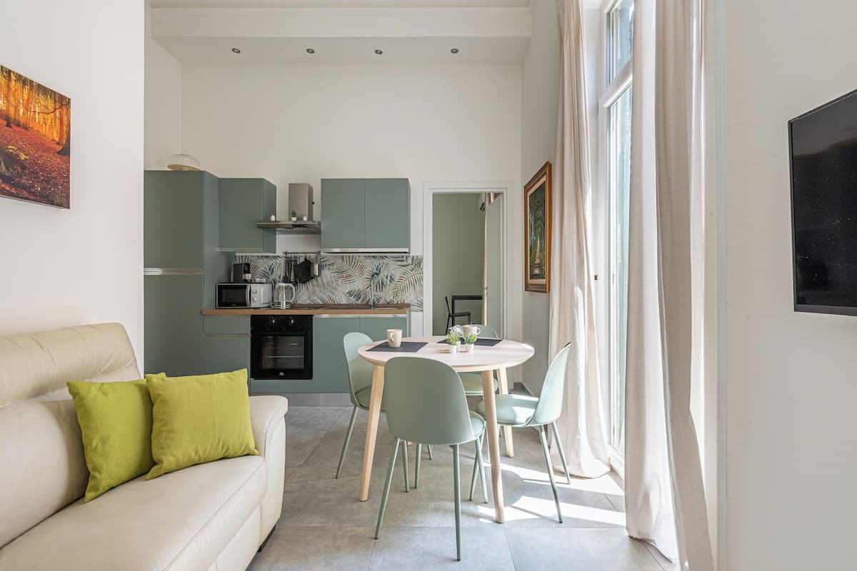 Superior Apartment, Balcony | Living area