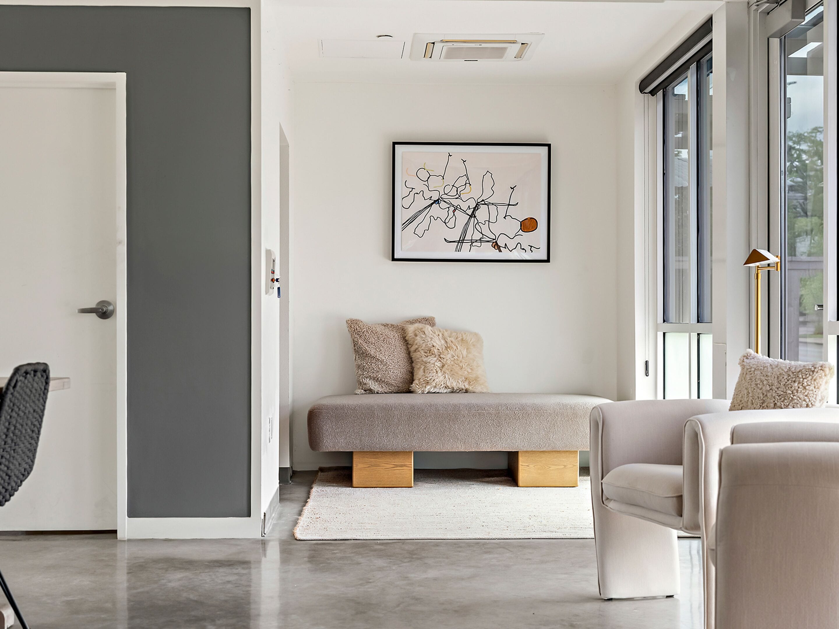 Premium House | Living area | 55-inch Smart TV with digital channels