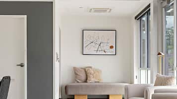 Premium House | Living area | 55-inch Smart TV with digital channels