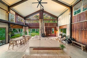 Interior - Linden Rose Barn | Short Walk to Waterfall + Views (Montville)