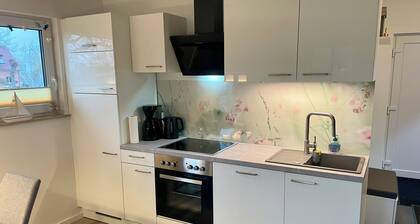 "Ferienhaus Zecherin" on the island of Usedom with a view of the Peene