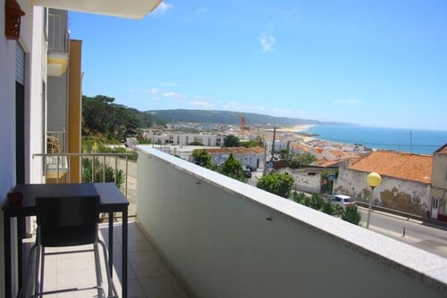 Incredible view over the sea of Nazaré