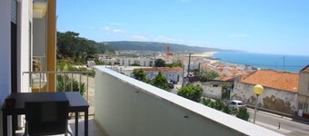Incredible view over the sea of Nazaré