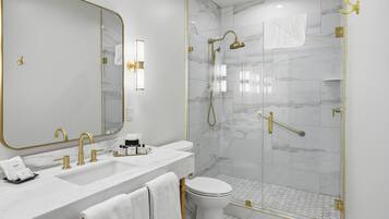Superior-Zimmer, Terrasse | Badezimmer | Haartrockner, Handtücher, Seife, Shampoo