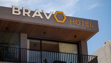 Majoituspaikan julkisivu