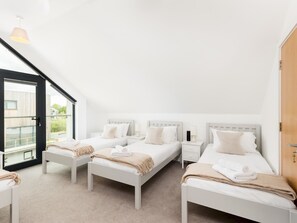 4 bedrooms, iron/ironing board, travel cot, free WiFi