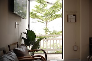 Family Quadruple Room, Balcony, Garden View | View from room