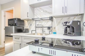 Microwave, stovetop