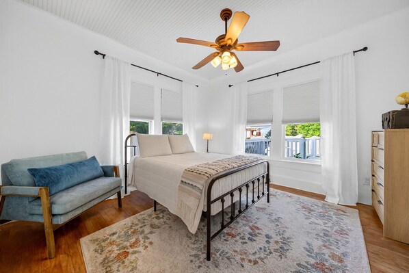 2 bedrooms, iron/ironing board, travel crib, free WiFi