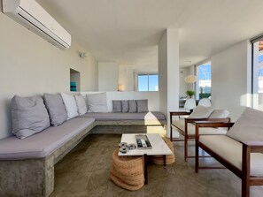 Living area - WhereInRio 4 suites luxury penthouse Ipanema (Rio de Janeiro)