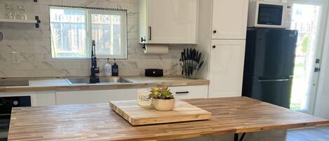 Microwave, oven, stovetop