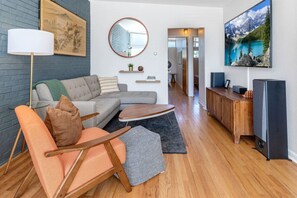Living area - NEW Mid Century Modern Condo in Wash Park! (Denver)