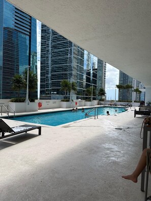 AuĂenpool, beheizter Pool