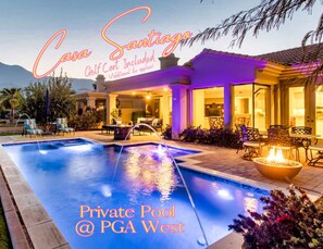 House | 3 bedrooms, Internet - Casa Santiago Private Pool Firepit Golf View (La Quinta)