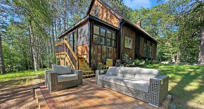 Cozy Lake Cabin in Restored 1894 Schoolhouse—Perfect Escape.