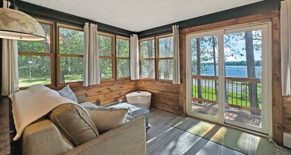 Cozy Lake Cabin in Restored 1894 Schoolhouse—Perfect Escape.