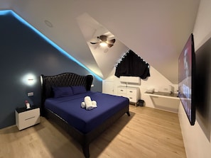 2 habitaciones, tabla de planchar con plancha y acceso a internet