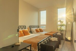 2 chambres, bureau, fer et planche à repasser, Wi-Fi gratuit