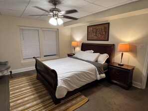 2 bedrooms, iron/ironing board, travel crib, free WiFi