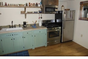 Microwave, oven, stovetop