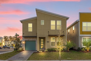 Front of property – evening/night