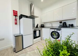Apartment, City View | Private kitchen