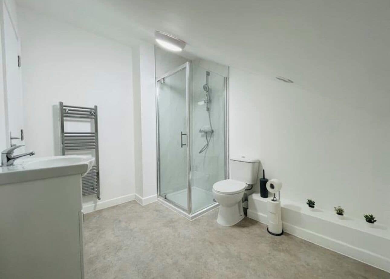 Departamento, vista a la ciudad | Baño