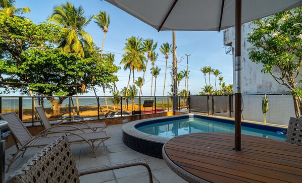 Outdoor pool - Apt in Condo one Block From the sea w Pool Hss0007 (João Pessoa)