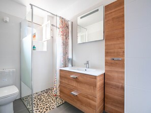 Shower, hair dryer