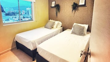 Blackout curtains, iron/ironing board, free WiFi