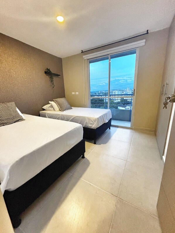 Blackout drapes, iron/ironing board, free WiFi