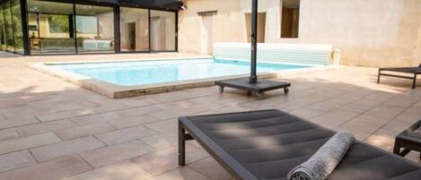 Una piscina climatizada