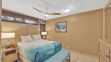 Condo, 1 Bedroom, Lanai, Partial Ocean View | Iron/ironing board, free WiFi, bed sheets