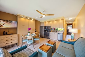 Condo, 1 Bedroom, Lanai, Partial Ocean View | Private kitchen