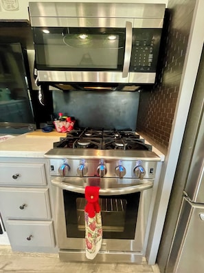 Microwave, oven, stovetop