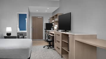 50-inch Smart TV with cable channels, Netflix, Hulu