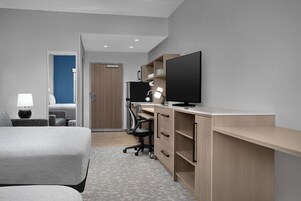 50-inch Smart TV with cable channels, Netflix, Hulu