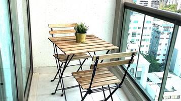 Deluxe Apartment, City View | Balcony view