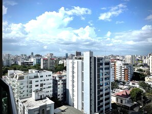Deluxe Apartment, City View | Balcony view