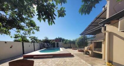 Glazed room terrace/viewpoint pool/waterfall