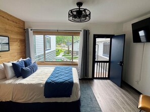 Studio Deluxe, 1 giường cỡ queen | Bộ đồ giường cao cấp, truy cập Internet không dây miễn phí 