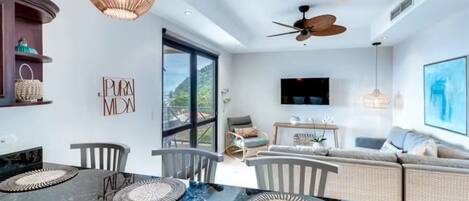 Apartment, Beach View | Living area