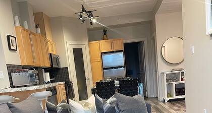 Ice District 1-bedroom condo with fitness room and AC in Edmonton