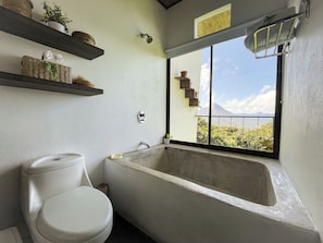 Towels, soap, shampoo, toilet paper