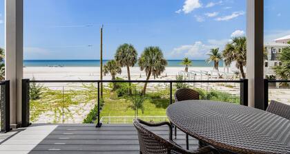 5350 Chasing Sunshine: 5BD/4.5BA Pool Home, Steps to Sand!