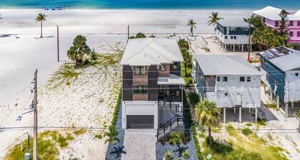 5350 Chasing Sunshine: 5BD/4.5BA Pool Home, Steps to Sand!